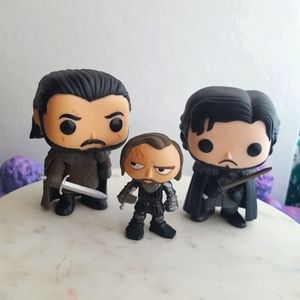 🌙Funko Pop John Snow The Hound 3 Set